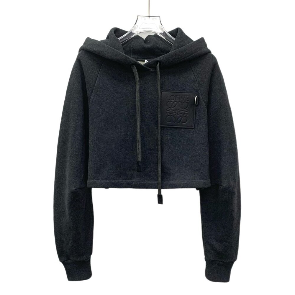 Loewe Black Cotton Hoodie